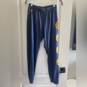 Aviation Nation Navy Smiley Face Joggers